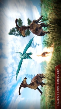 飞行恐龙比赛3D游戏截图2