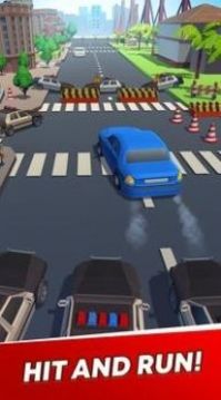 城市街道警车追逐游戏截图3