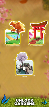瓷砖花园三消游戏截图1