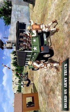 陆军越野卡车司机游戏截图3