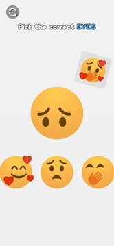 Emoji表情堆叠拼图游戏截图1