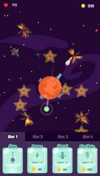 星球战斗旋转太空游戏截图4
