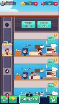 食品空闲餐厅游戏截图1