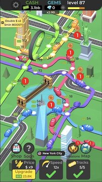 地铁空闲3D游戏截图1