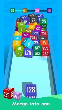 合并2048立方体游戏截图1