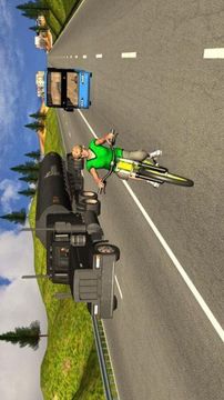 自行车骑手交通竞赛游戏截图2