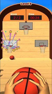 超级篮球射击游戏截图2