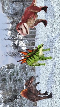 野生恐龙冬季丛林游戏截图3