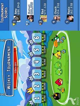 Angry Birds Friends游戏截图1