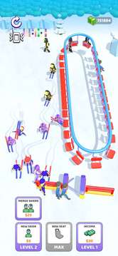 滑雪缆车点击器游戏截图2