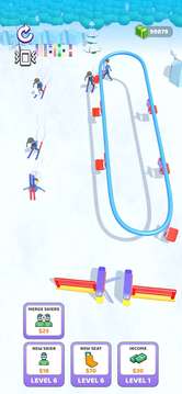 滑雪缆车点击器游戏截图3