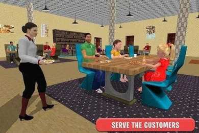 餐厅女服务员游戏截图1