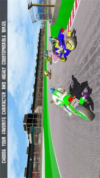 赛道摩托车驾驶竞速游戏截图1