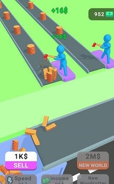 放置木材切割机游戏截图1