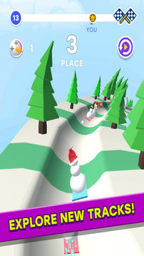 雪人竞赛3D游戏截图2