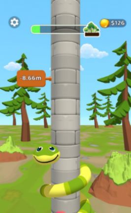 蛇蛇向上游戏截图1