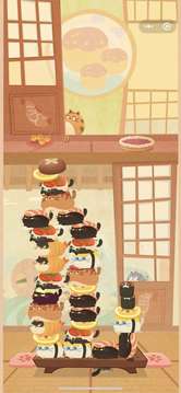 寿司猫叠高高游戏截图3