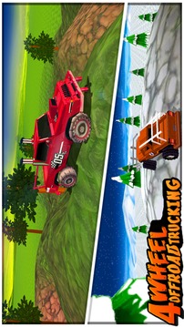 4 Wheel OffRoad Monster Truck游戏截图2