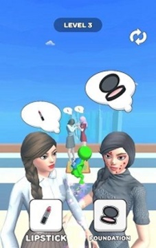 女巨人化妆游戏截图1