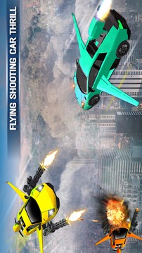 Car Shooting Flying Battle Sim游戏截图3
