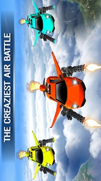 Car Shooting Flying Battle Sim游戏截图2