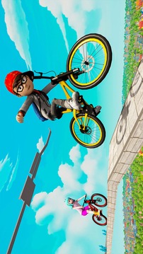 无畏的BMX特技赛车3D游戏截图4