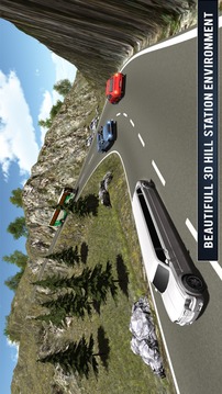 Up Hill Limo Off Road Car Rush游戏截图3