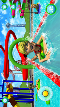 夏季运动水上乐园滑梯游戏截图4