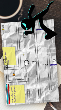 火柴人纸上涂鸦跑酷大冒险游戏截图4