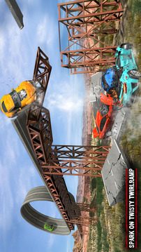 Ultimate Car Crash Bridge Loop游戏截图3