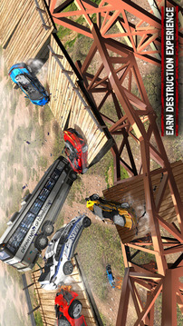 Ultimate Car Crash Bridge Loop游戏截图4