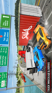 Ultimate Car Crash Bridge Loop游戏截图5