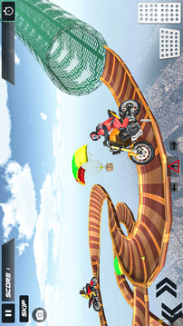 特技自行车超级坡道3D游戏截图1