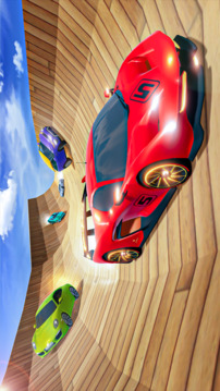 Mega Ramp Stunts Cars Game游戏截图1