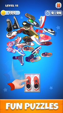 Sneaker Sort Puzzle Game游戏截图4