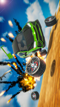 Mega Ramp Stunts Cars Game游戏截图3