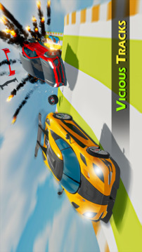 Mega Ramp Stunts Cars Game游戏截图2