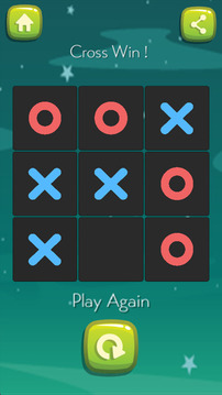 OX Chess 2 Player Tic Tac Toe游戏截图1