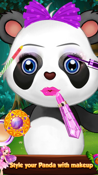 熊猫化妆沙龙游戏截图4