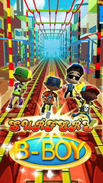 B Boy Surfers  New Train Running游戏截图4