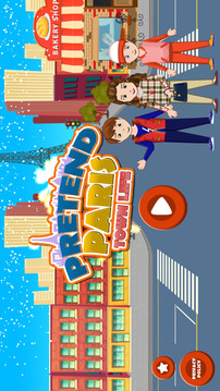 Pretend Paris Town Life游戏截图3