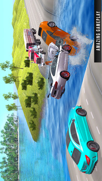 Cars vs Deep WaterBeam Driver游戏截图3