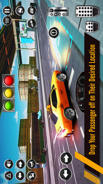 疯狂的出租车司机驾驶模拟游戏截图1