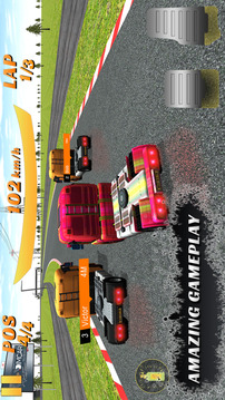 真正的卡车赛车3D游戏截图3