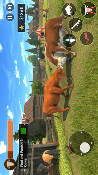 疯狂可怕的牛横冲直撞模拟游戏截图1