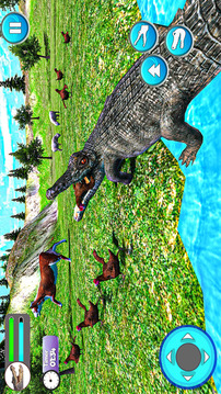 Crocodile Attack Wild Sim Game游戏截图5