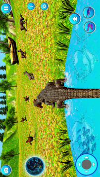 Crocodile Attack Wild Sim Game游戏截图1