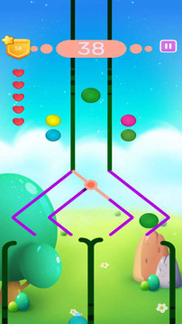 Super Bubbles Ball Taping Game游戏截图4