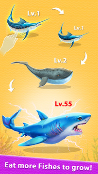 Merge & Eat Shark Evolution游戏截图3