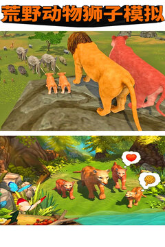 荒野动物狮子模拟游戏截图5